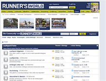 Tablet Screenshot of forum.runnersworld.de
